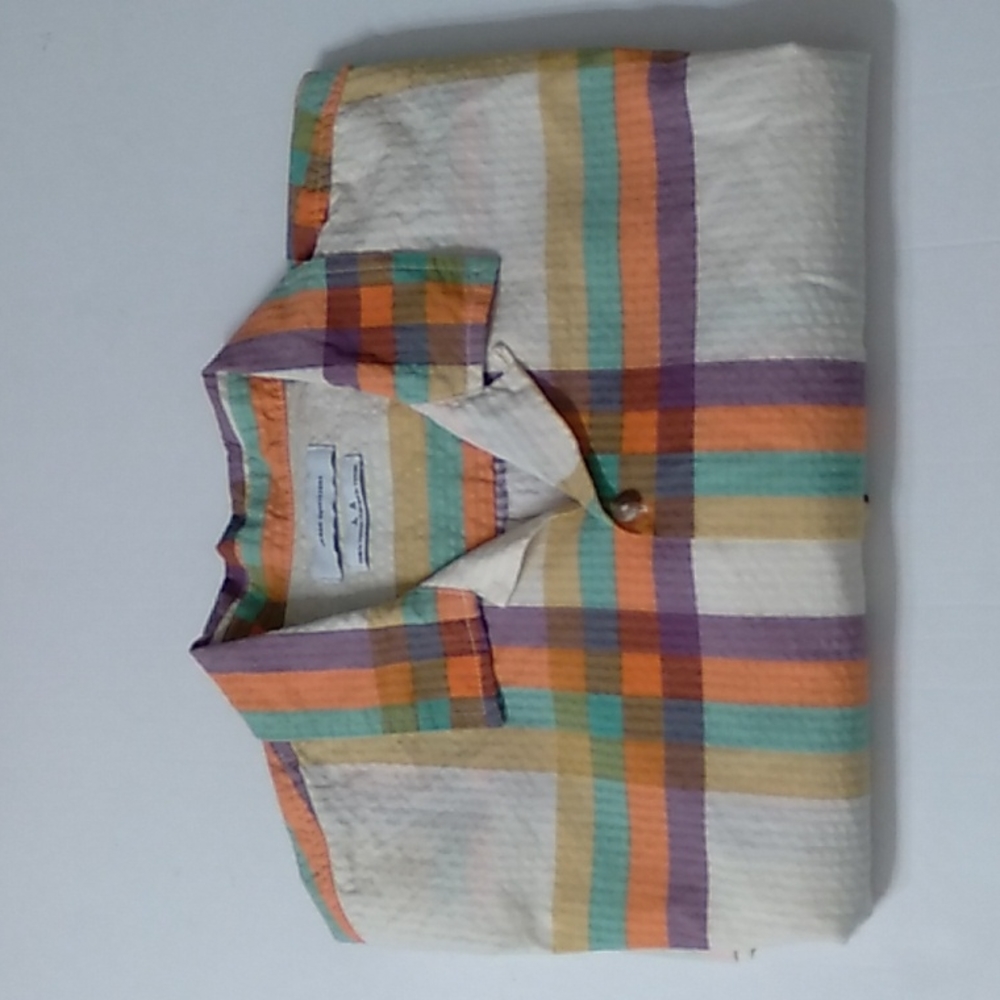 Urban Outfitters Multicolor Plaid Casual Button Down Shirt